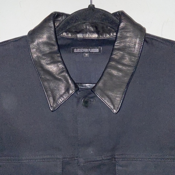 Alexandre Plokhov Trucker Denim/Leather Jacket Men’s Size 50IT Pristine Vtg​​​​​ - Picture 2 of 11